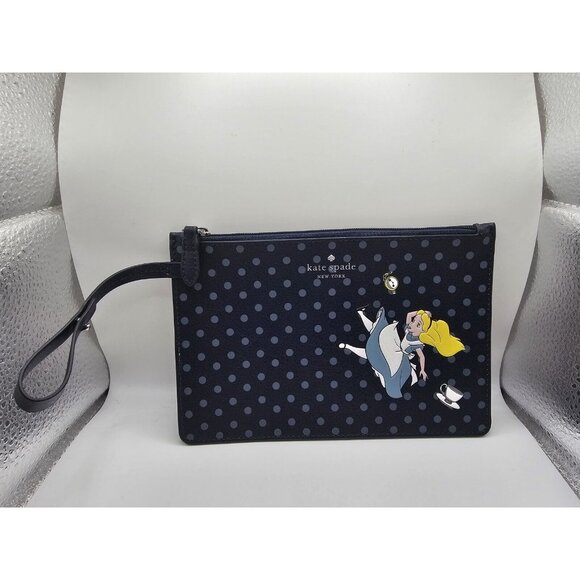 Kate Spade Disney Alice In Wonderland Large Pouch Attachment- Authentic - Picture 2 of 11